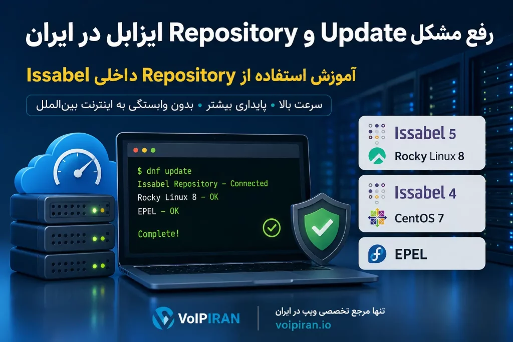 آموزش استفاده از Repository داخلی برای Issabel و Rocky Linux در ایران